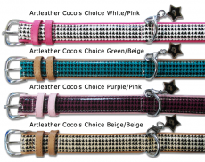 AG Artleather Coco´s Choice white/pink 45 cm x 25 mm