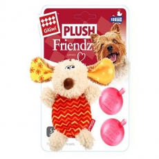 GiGwi Lelu PlushFriendz Dog Monivärinen XS 13cm