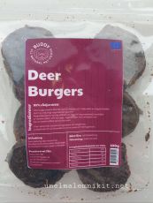 Deer Burgers 100g, peura herkku