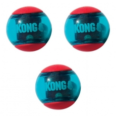 KONG Lelu Squeezz Action Ball 3p Monivärinen 5 cm