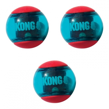 KONG Lelu Squeezz Action Ball 3p Monivärinen