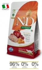 N&D Cat Quail-Pumpkin (viiriäinen) 1,5 kg täysin viljaton täysravinto 