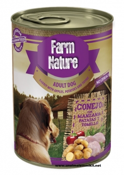 Farm Nature Rabbit With Apples, Potatoes and Thyme 400g