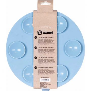 Ozami Slow Feeder Bowl Insert Blue Arch15,7x15cm