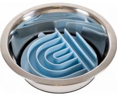 Ozami Slow Feeder Bowl Insert Blue Arch15,7x15cm