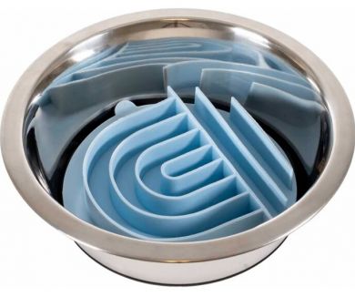 Ozami Slow Feeder Bowl Insert Blue Arch15,7x15cm