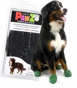 Pawz Dog Boots Black Xl