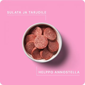 NAUTA-PORO 800 g TÄYDENNYSRAVINTO KOIRALLE JA KISSALLE, MEDALJONGIT