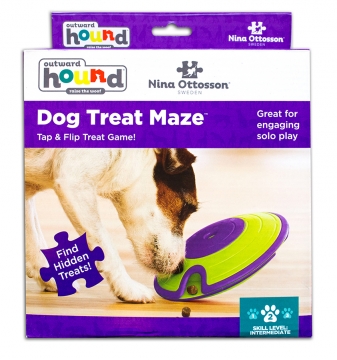 Nina Ottosson Dog Treat Maze 18x6 cm, taso 2.