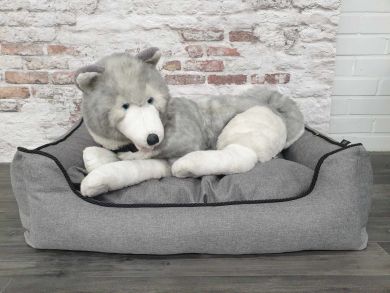 CAZO Soft Bed Royal Line Grey 95 × 75cm (L1001D)