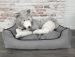 CAZO Soft Bed Royal Line Grey 95 × 75cm (L1001D)