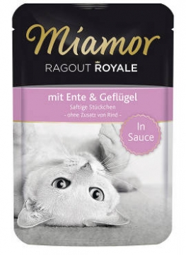 Miamor Ragout Royale Ankka ja Kana kastikkeessa 100 g 