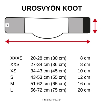 Justincase urosvyö musta