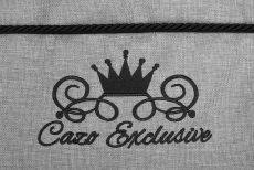 CAZO Soft Bed Royal Line Grey 95 × 75cm (L1001D)