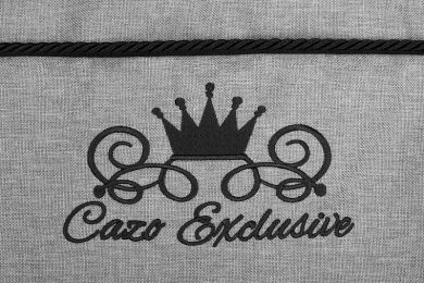 CAZO Soft Bed Royal Line Grey 95 × 75cm (L1001D)