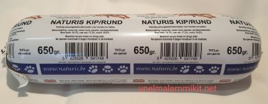 Naturis Fresh Meat kana ja nauta 650 g  