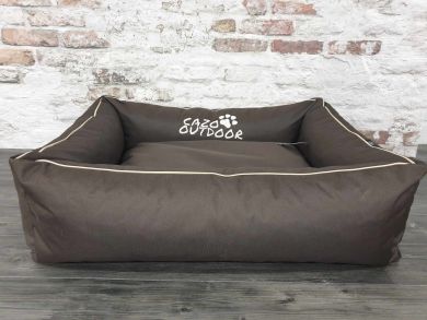 CAZO Bed Outdoor Maxy - brown 85 × 65cm (L1702B)