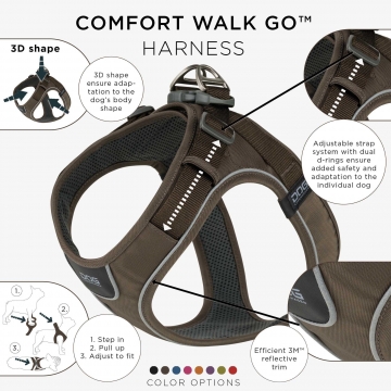 Dog Copenhagen Comfort Walk Go™ Harness mocca