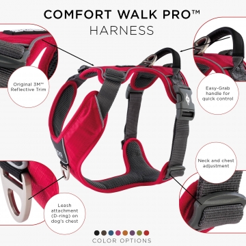 Dog Copenhagen Comfort Walk Pro™ Harness classic red