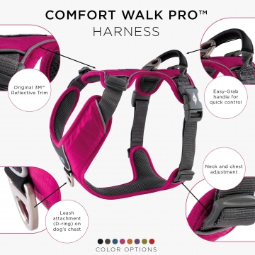 Dog Copenhagen Comfort Walk Pro™ Harness wild rose
