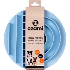 Ozami Slow Feeder Bowl Insert Blue Arch15,7x15cm