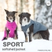 Sport Softshell koirantakki pinkki