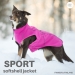 Sport Softshell koirantakki pinkki