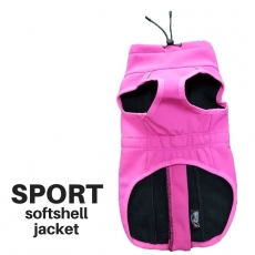 Sport Softshell koirantakki pinkki
