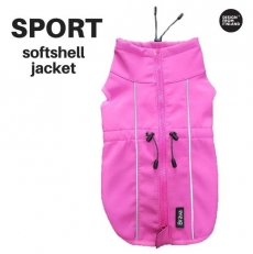 Sport Softshell koirantakki pinkki
